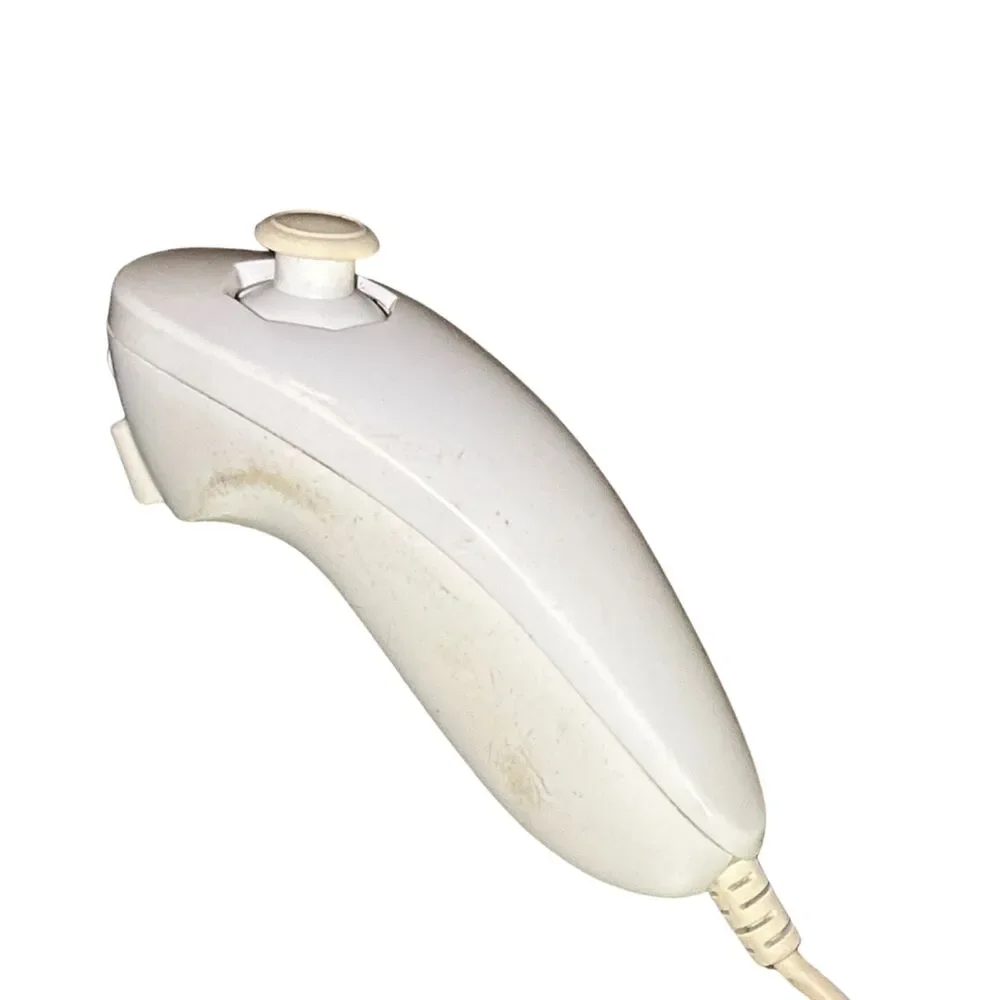 Nintendo Wii Nunchuk Controller - White (Untested)